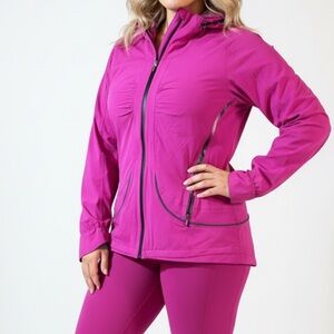 Lululemon vented track jacket with hood